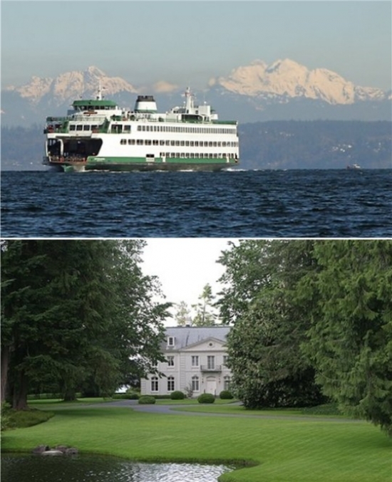 A Península de Kitsap e A Ilha de Bainbridge